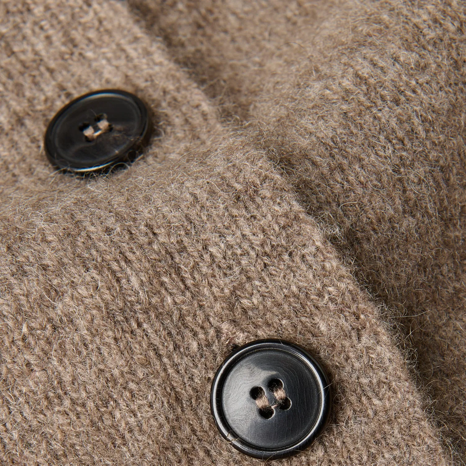 Jura Cardigan: Yak Wool, Coffee sold by With Nothing Underneath product image thumbnail 4
