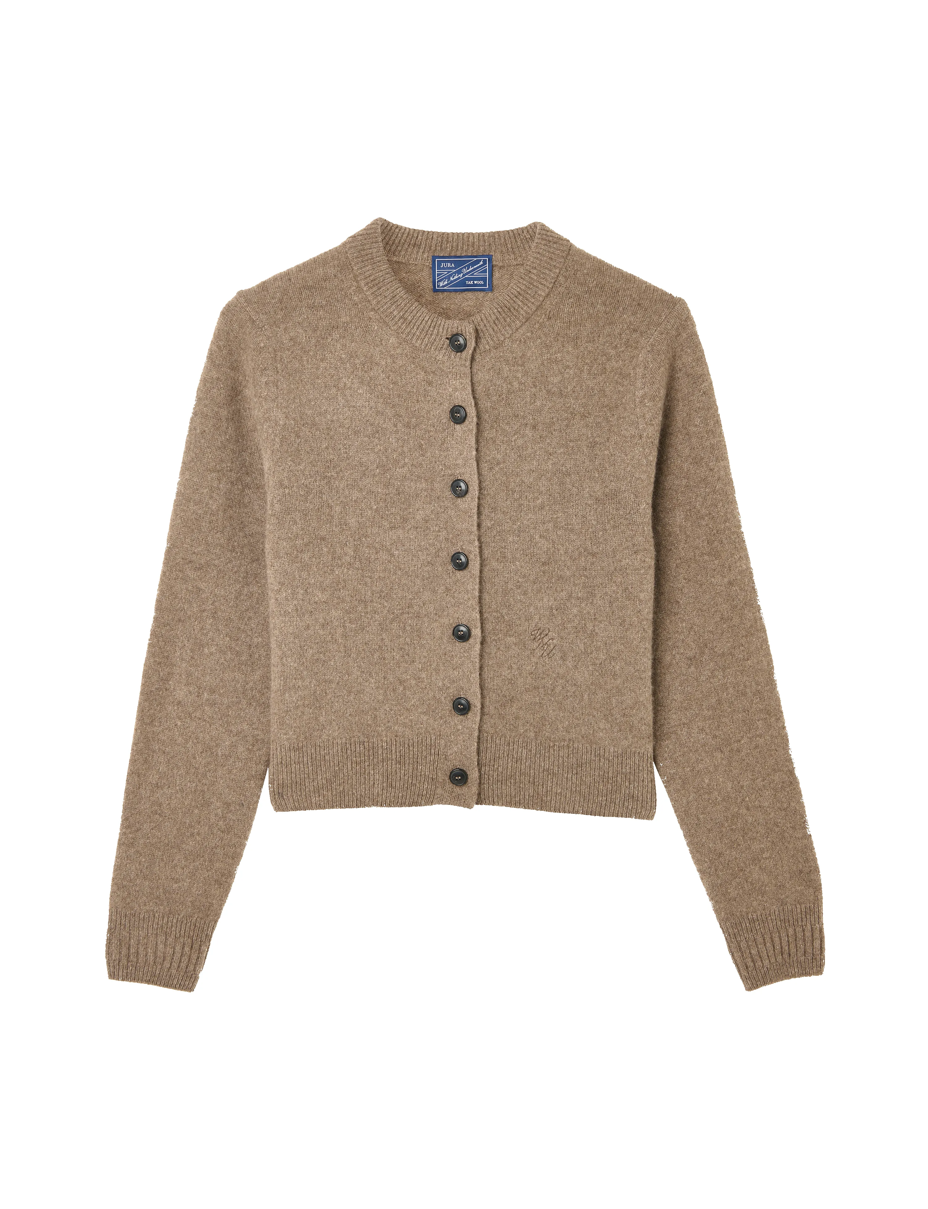 Jura Cardigan: Yak Wool, Coffee sold by With Nothing Underneath product image thumbnail 3