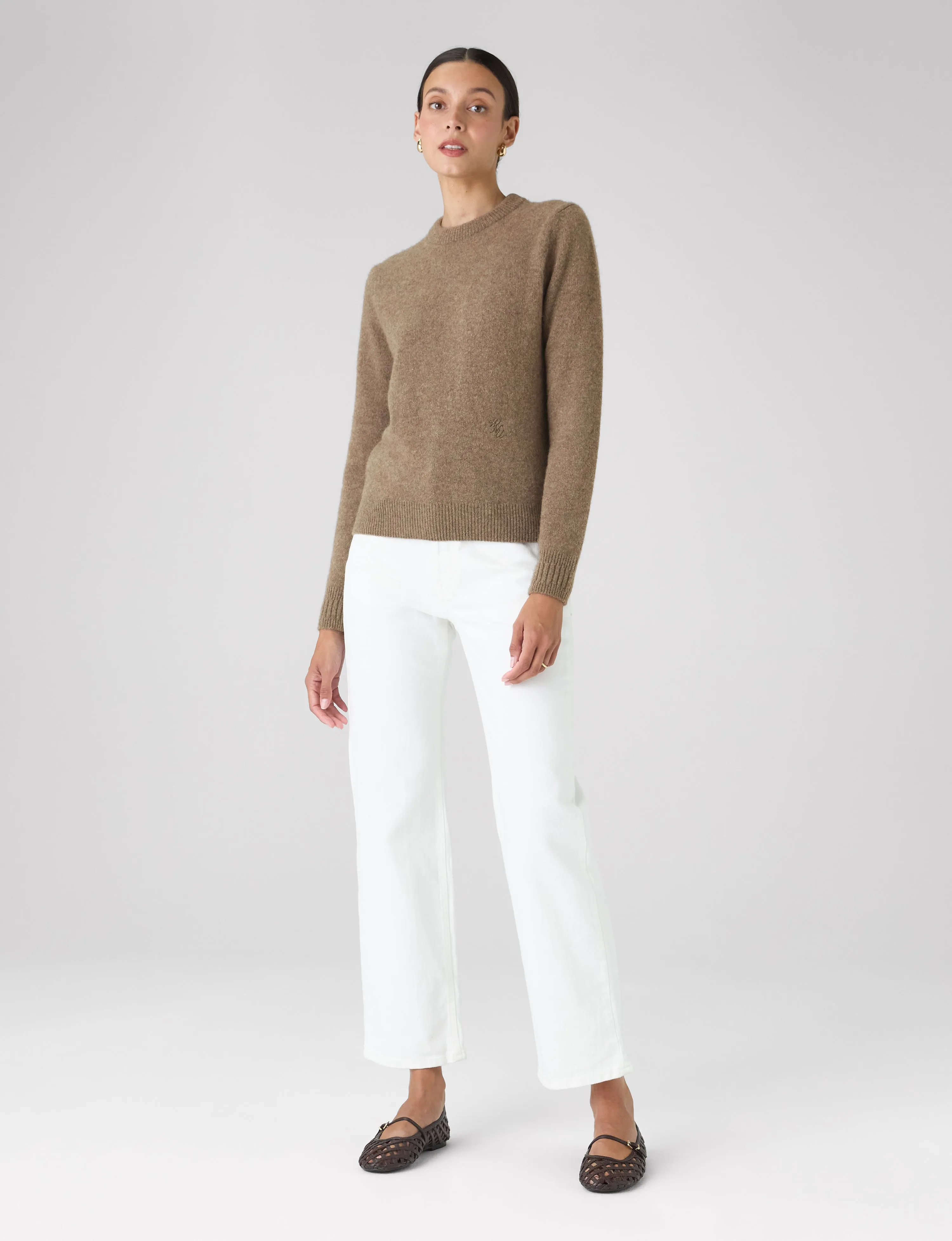 Mull Crew: Yak Wool, Coffee sold by With Nothing Underneath product image thumbnail 5