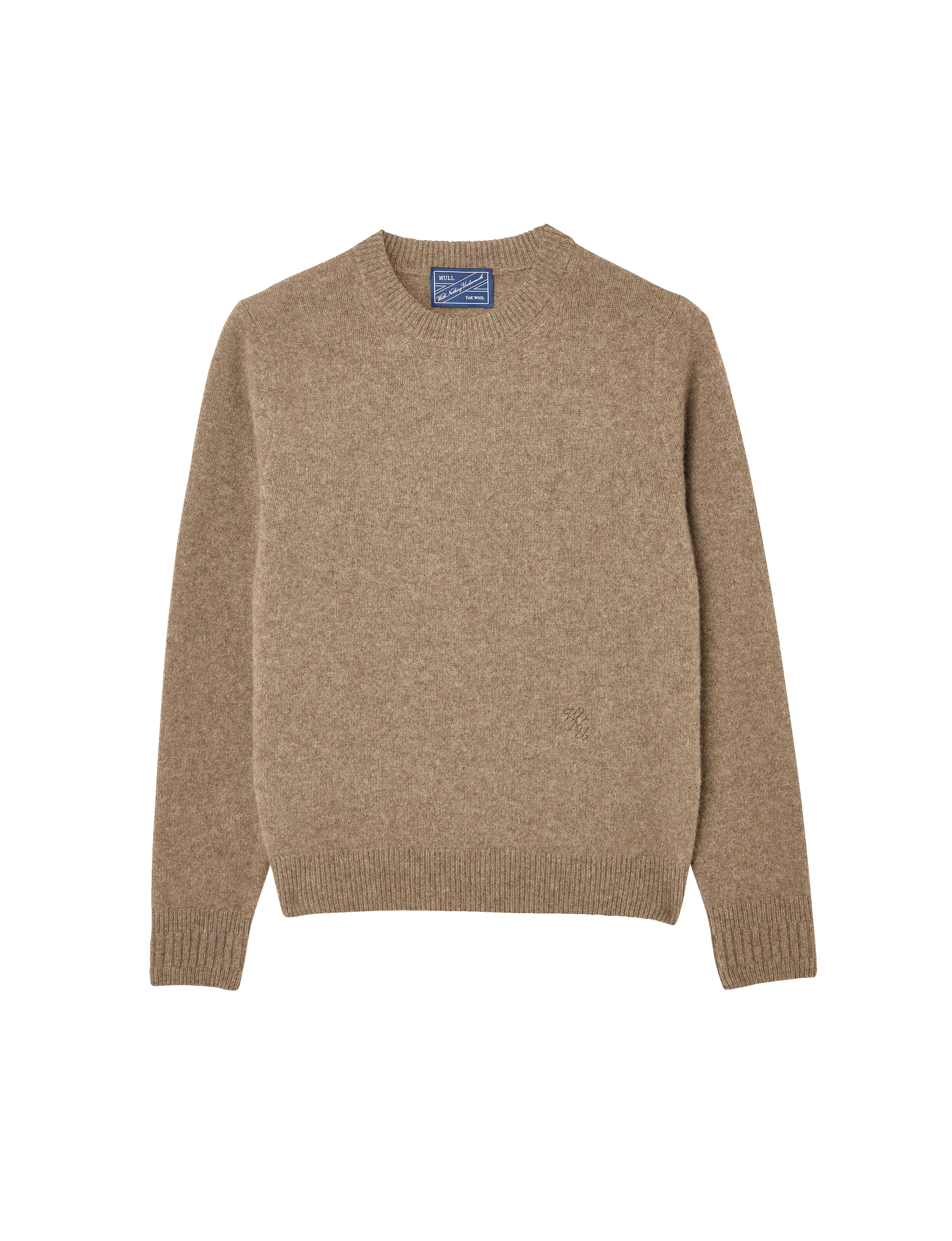 Mull Crew: Yak Wool, Coffee sold by With Nothing Underneath product image thumbnail 3