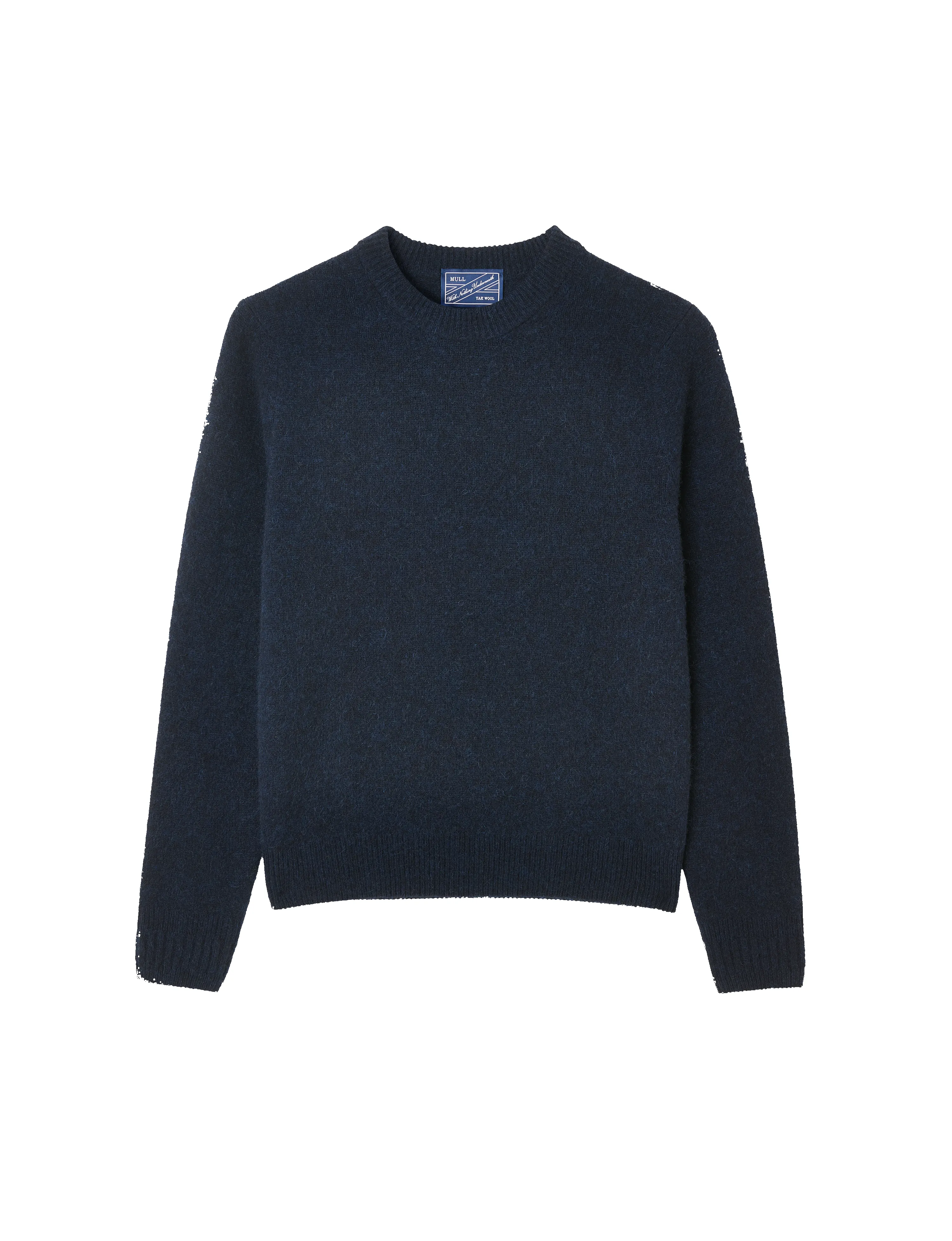 Mull Crew: Yak Wool, Navy Blue sold by With Nothing Underneath product image thumbnail 3