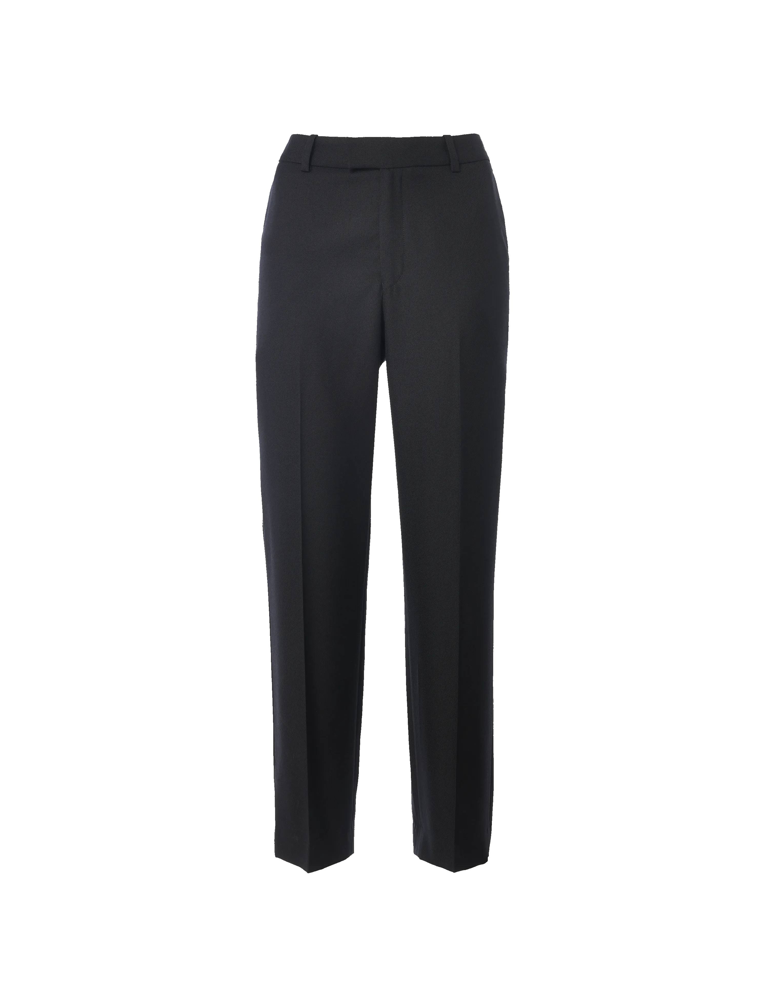 Regent Cigarette Trouser: Wool, Black sold by With Nothing Underneath