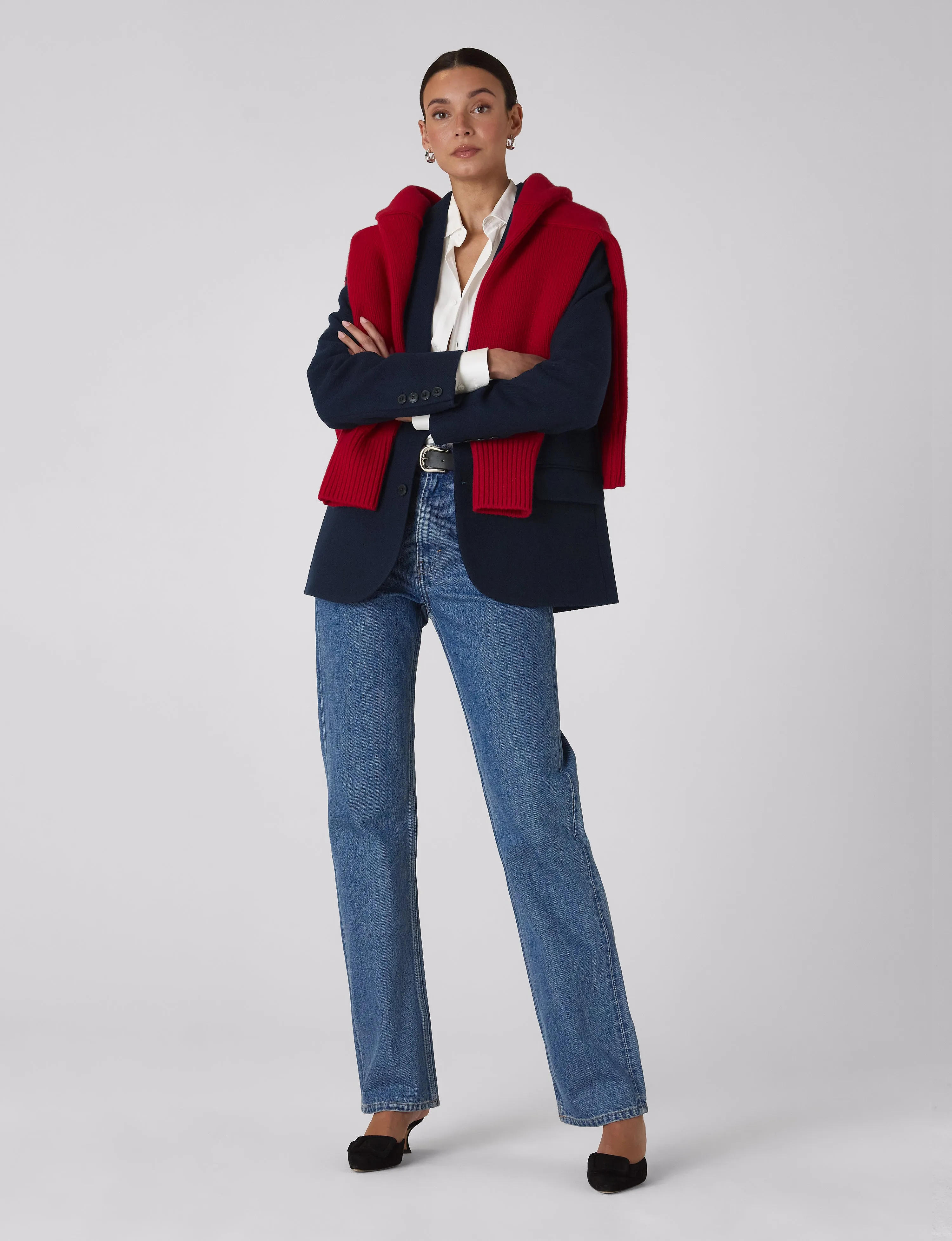 Hutton Blazer: Wool, Navy Blue sold by With Nothing Underneath product image thumbnail 5