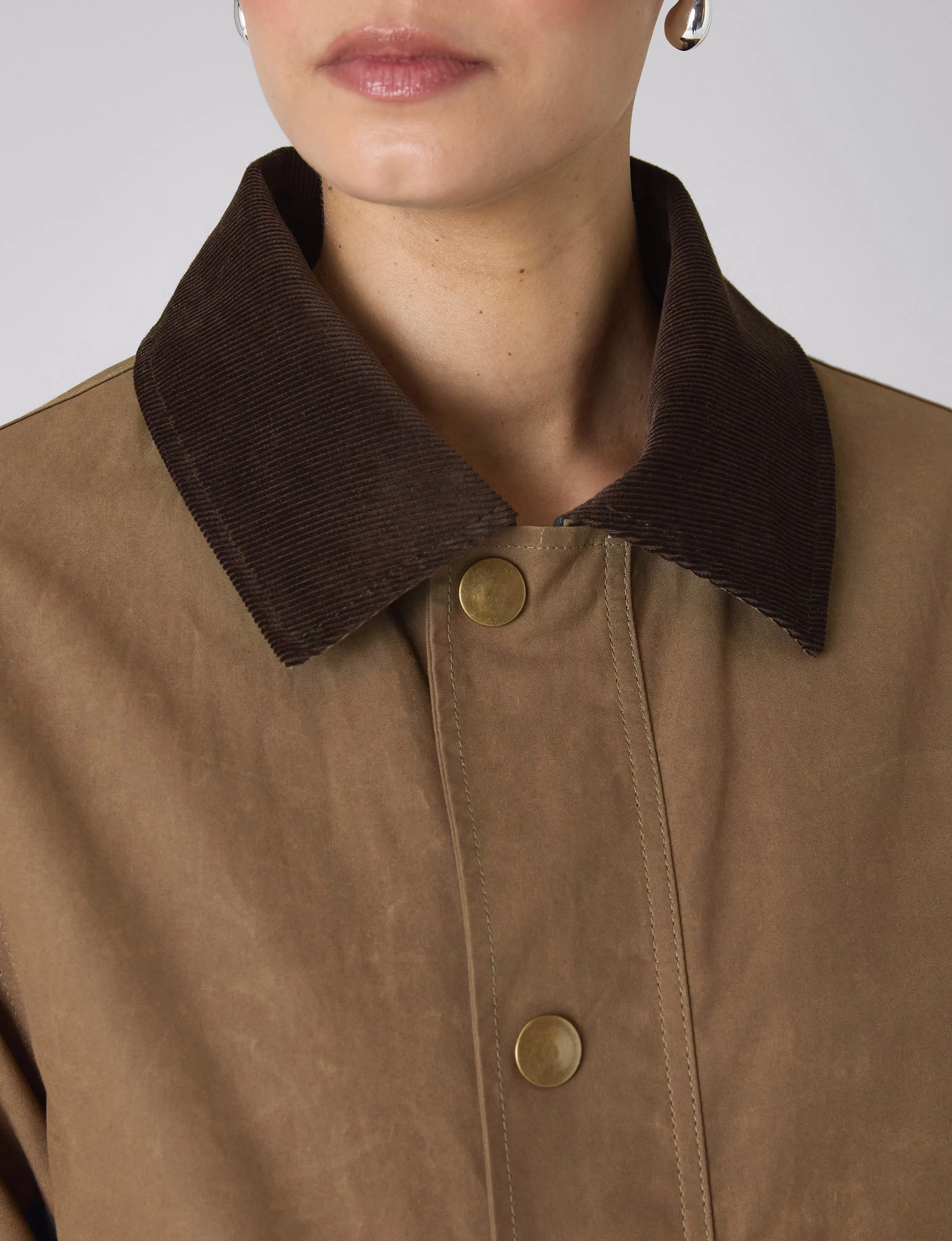 Kent Jacket: Waxed Cotton, Chocolate sold by With Nothing Underneath product image thumbnail 5