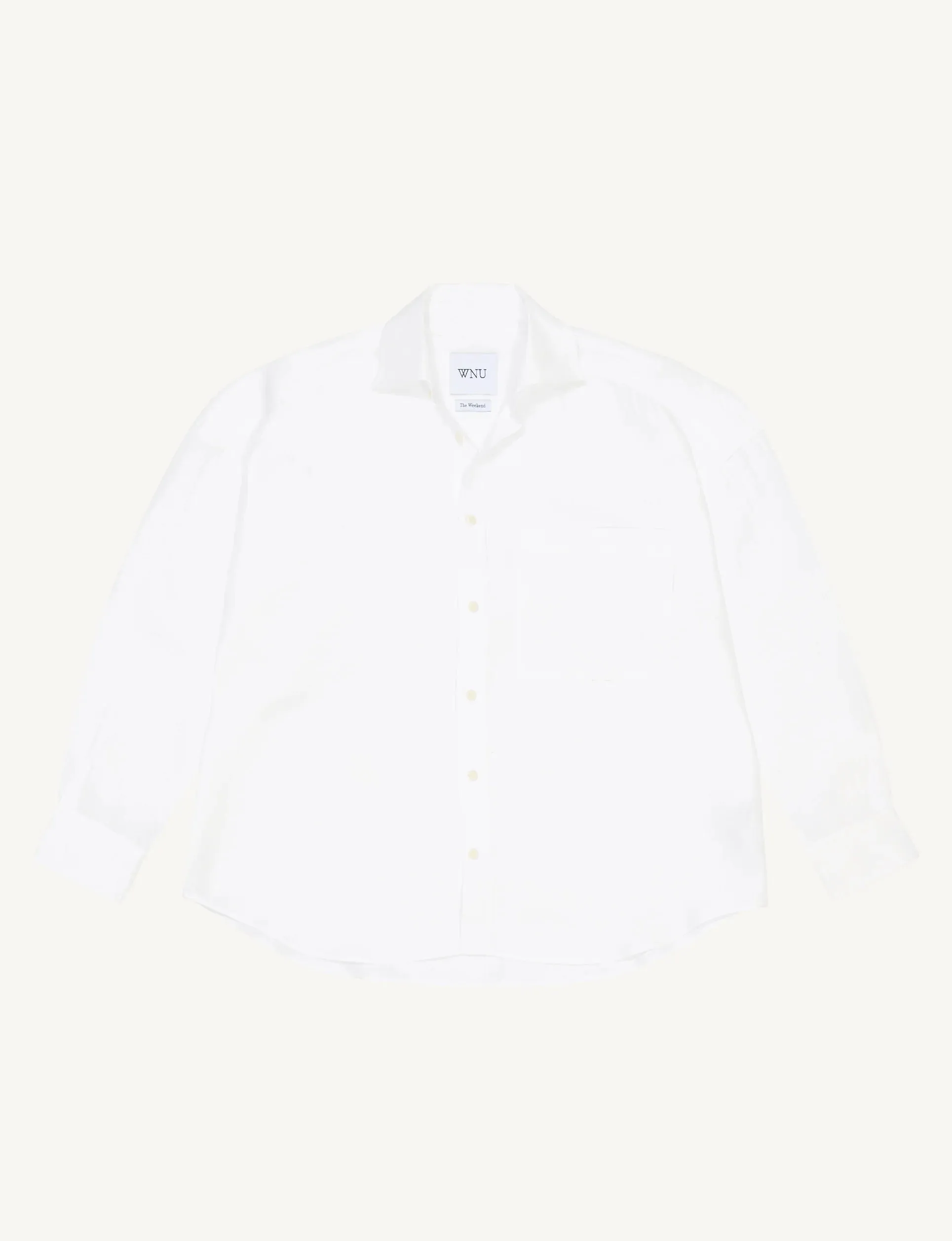 The Set: Hemp White Shirt & TENCEL™ Lyocell, Mocha Multi Stripe Court Short sold by With Nothing Underneath product image thumbnail 3