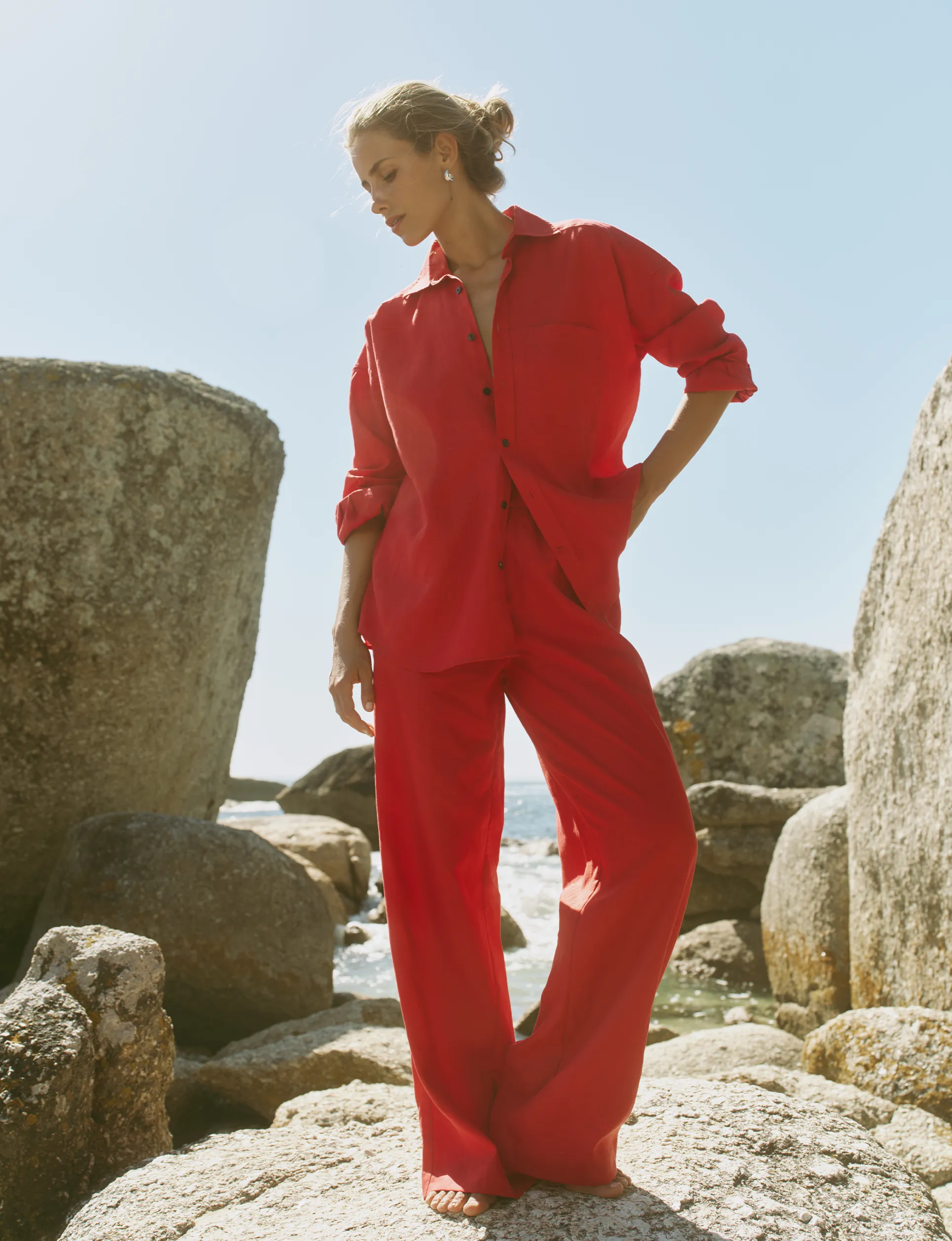 The Palazzo: Hemp, Red sold by With Nothing Underneath product image thumbnail 4