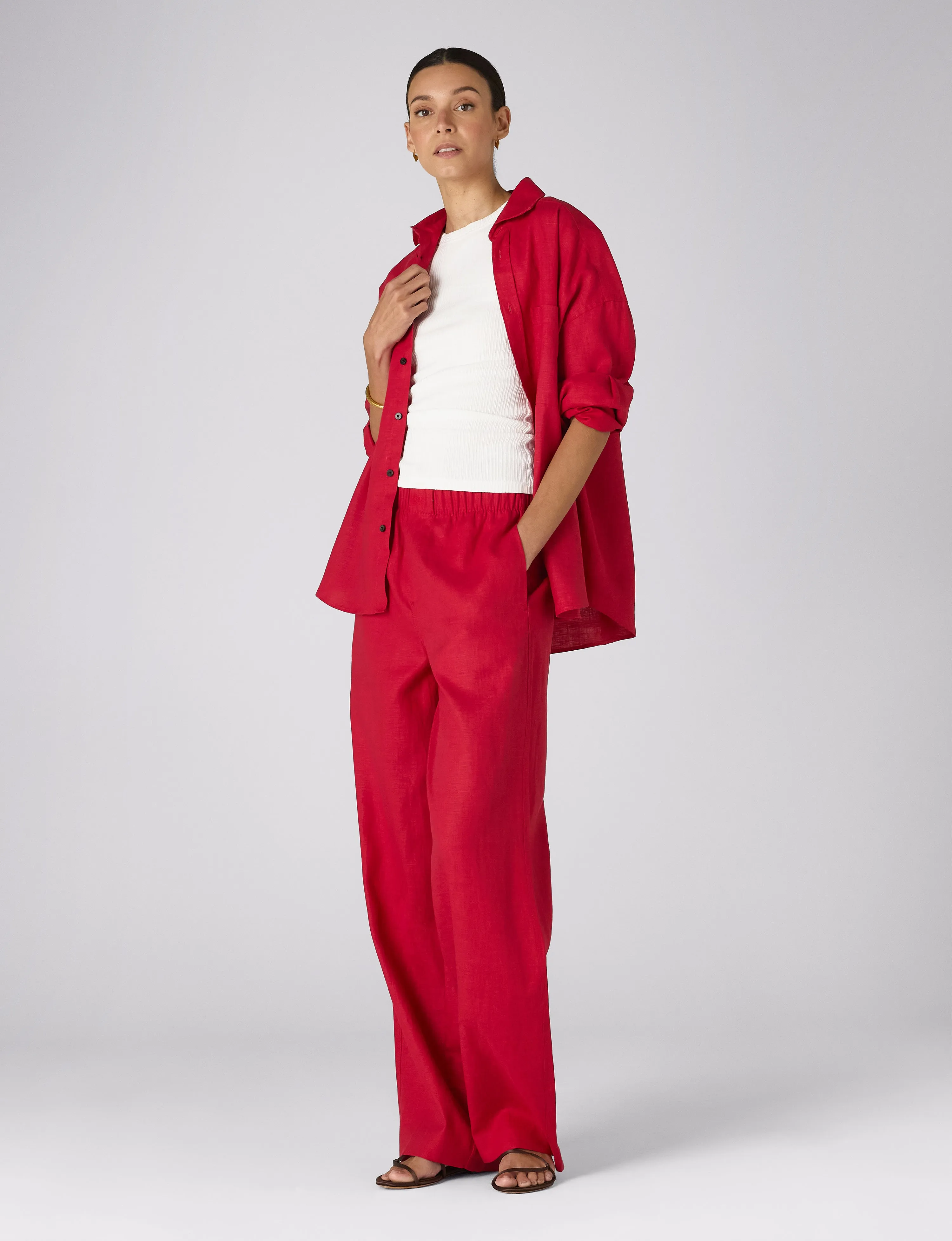 The Palazzo: Hemp, Red sold by With Nothing Underneath product image thumbnail 3