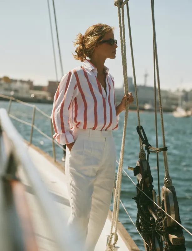 The Boyfriend: Weave, Strawberry Stripe made by With Nothing Underneath