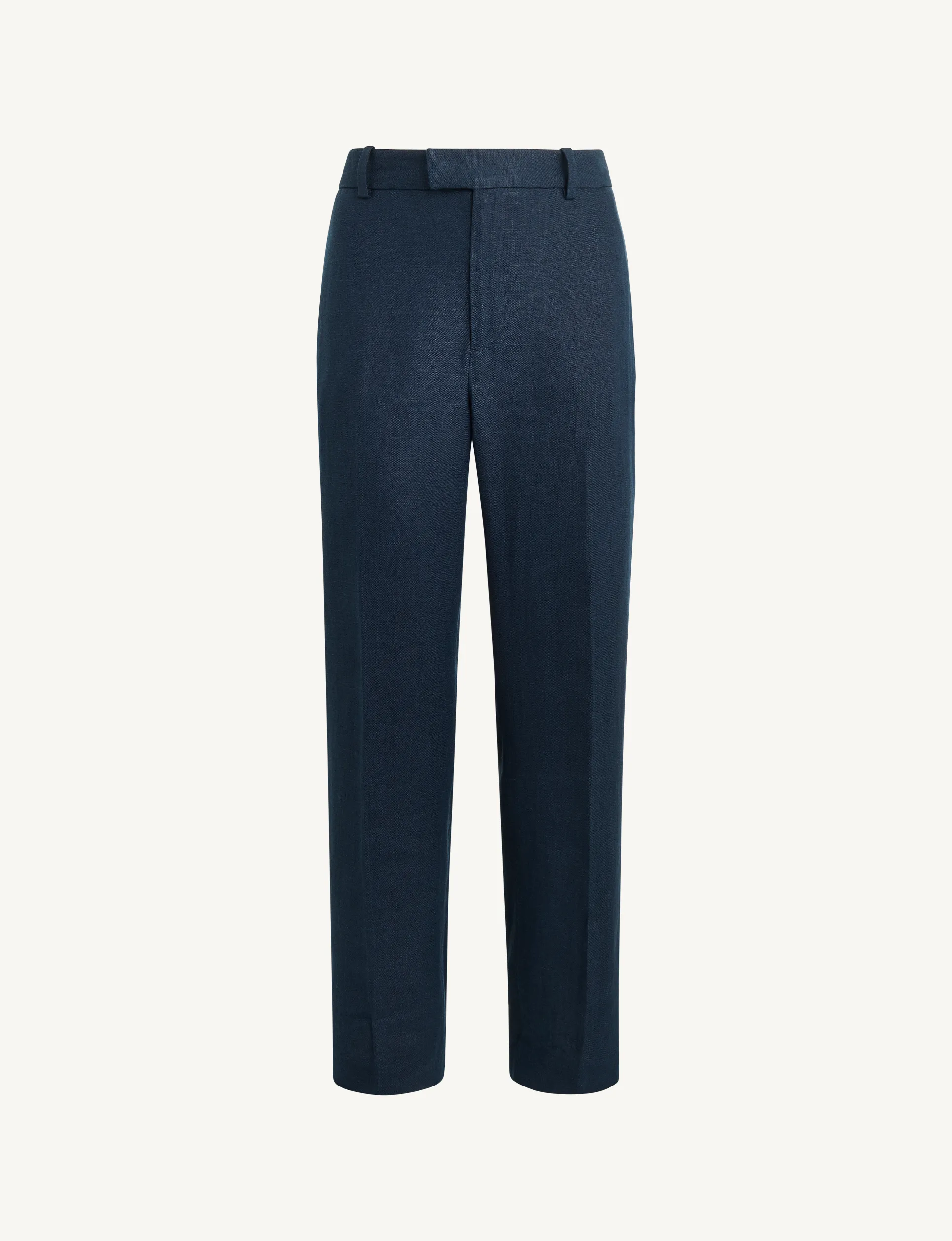 Regent Cigarette Trouser: Linen, Navy sold by With Nothing Underneath product image thumbnail 3
