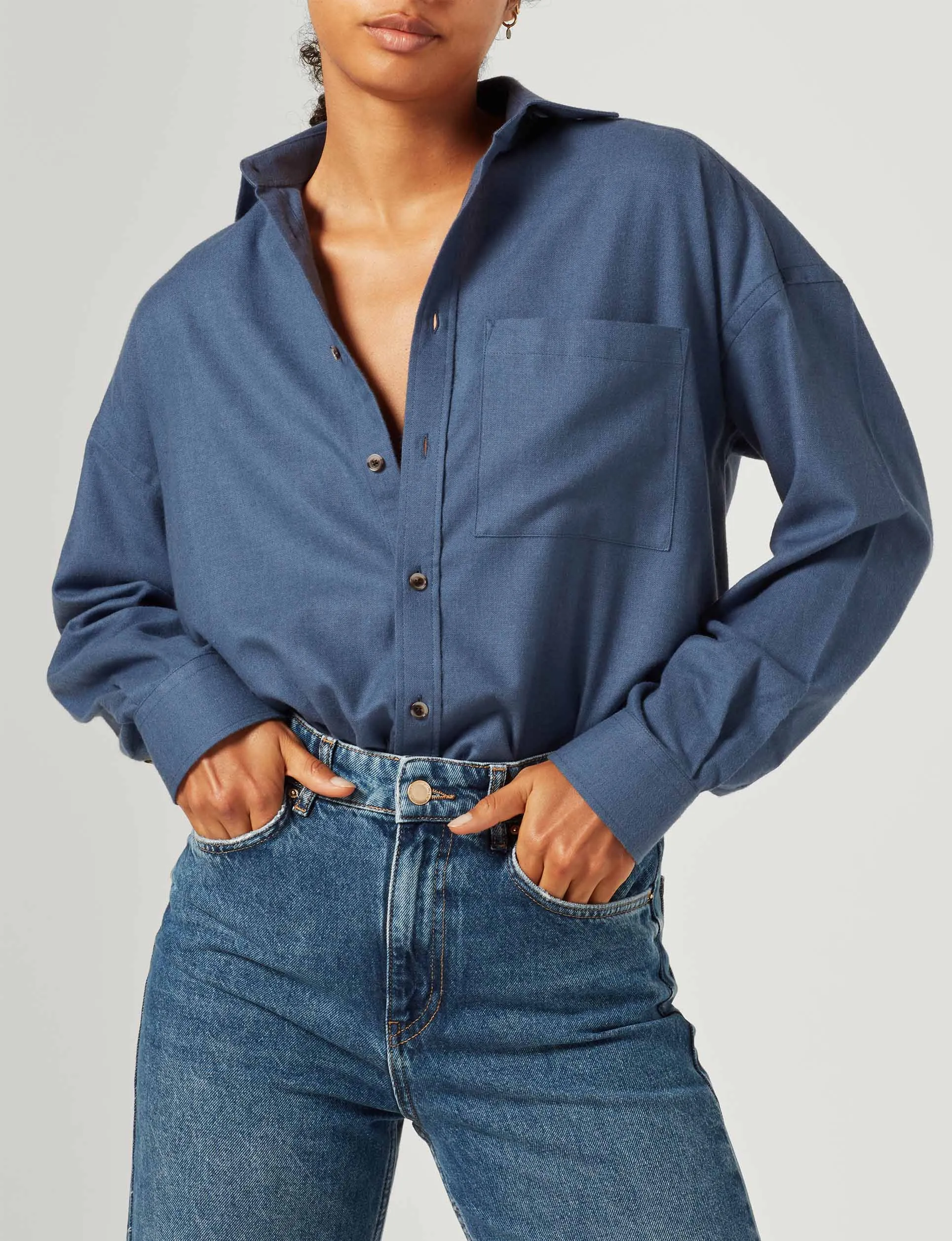 The Weekend: Fine Brushed, Airforce Blue sold by With Nothing Underneath