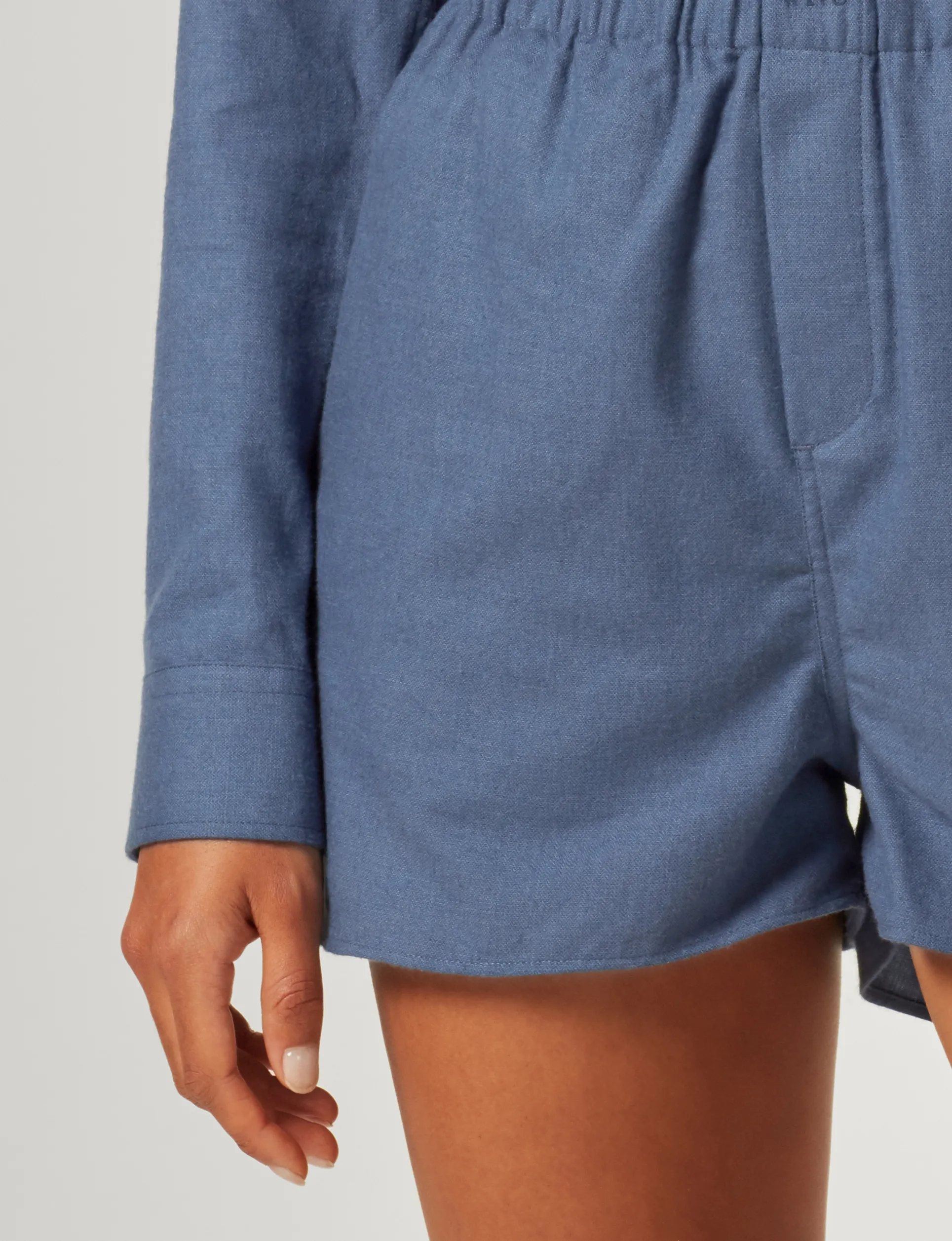 The Weekend: Fine Brushed, Airforce Blue sold by With Nothing Underneath product image thumbnail 4