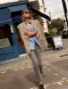 The Boyfriend: Fine Poplin, Blue Tri-Stripe sold by With Nothing Underneath