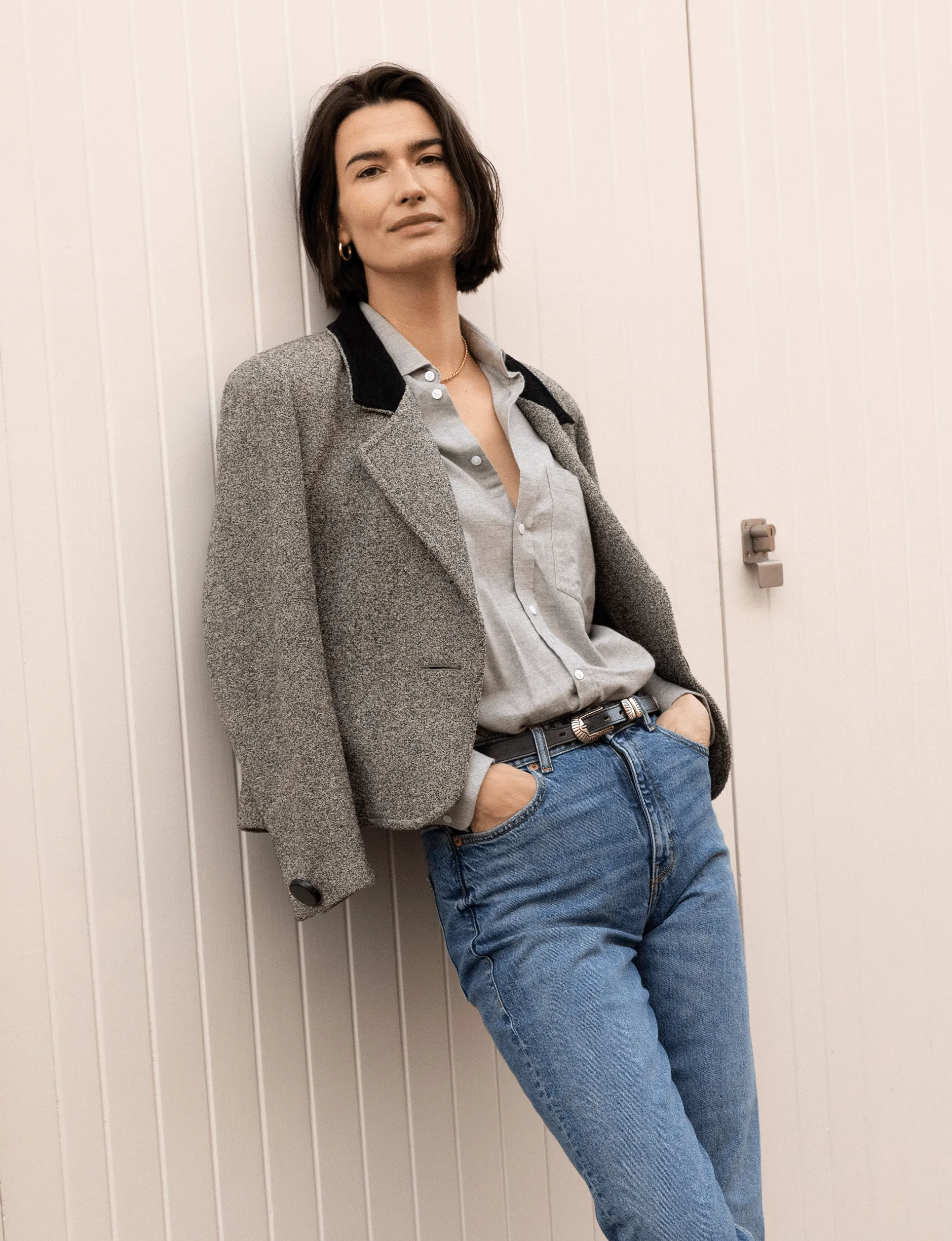 The Classic: Fine Brushed, Grey sold by With Nothing Underneath product image thumbnail 3