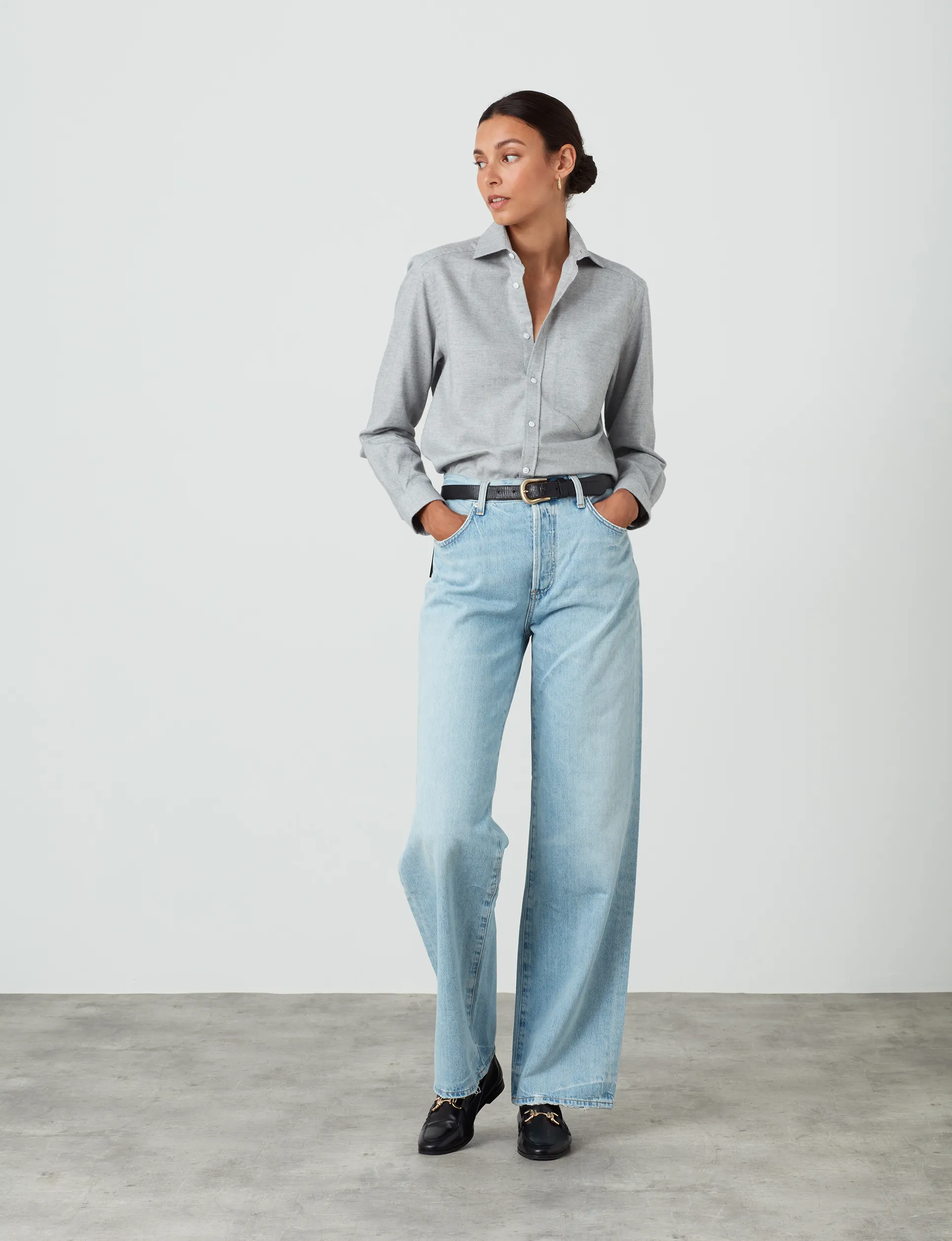 The Classic: Fine Brushed, Grey sold by With Nothing Underneath product image thumbnail 5