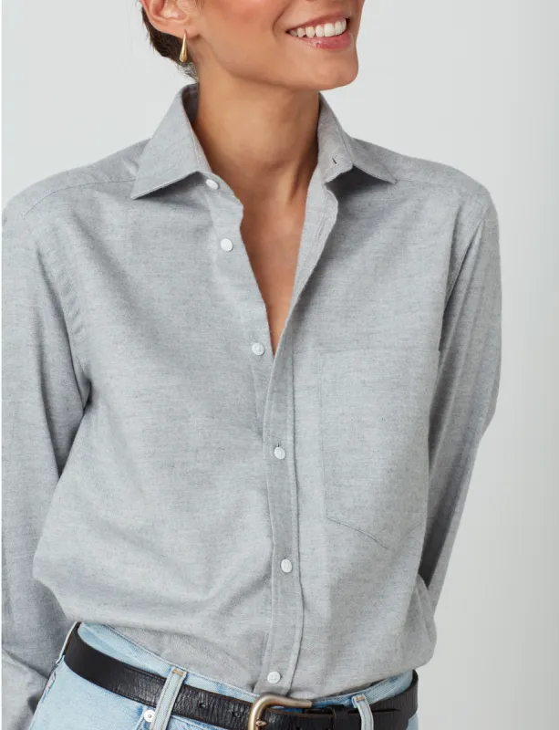 The Classic: Fine Brushed, Grey sold by With Nothing Underneath