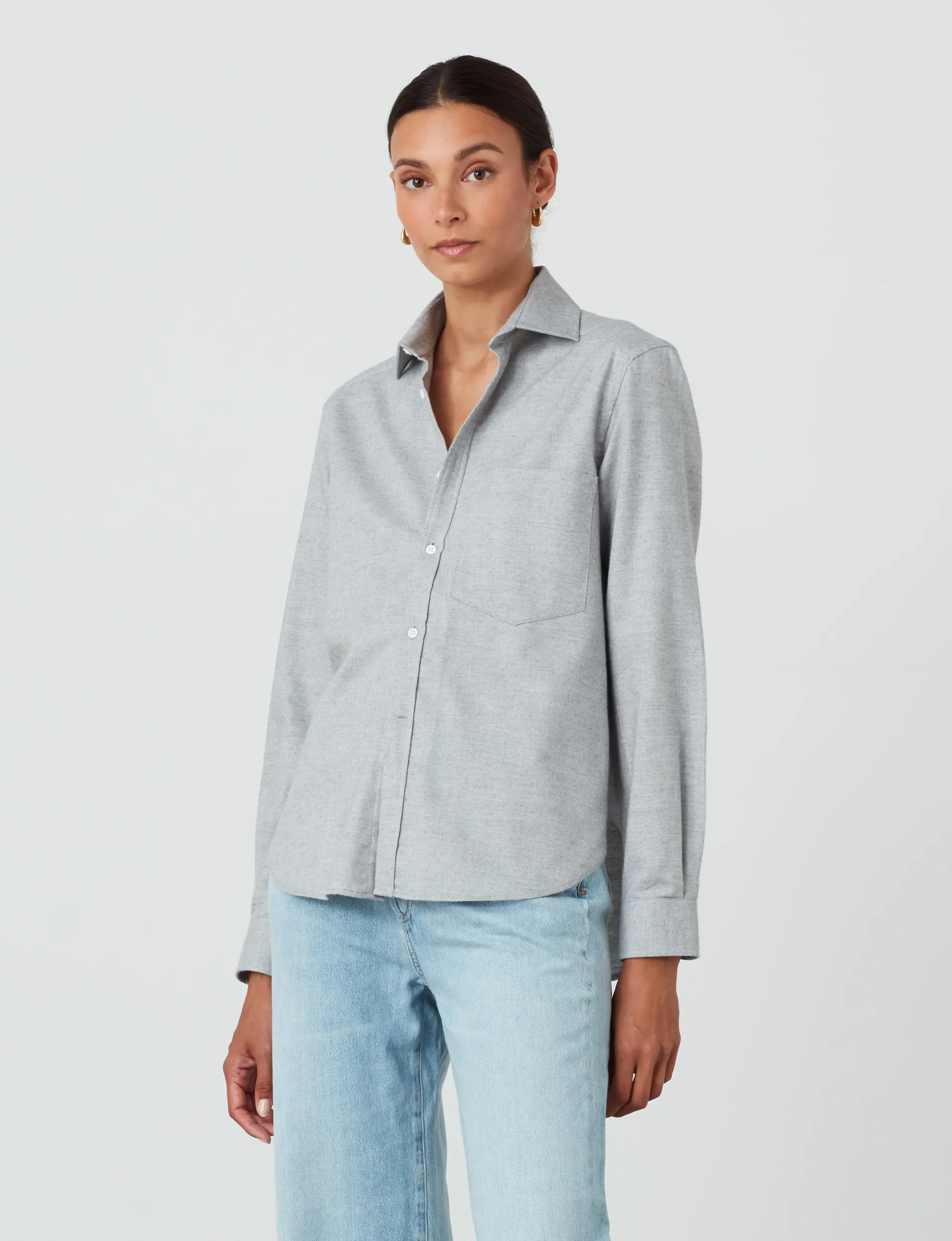 The Classic: Fine Brushed, Grey sold by With Nothing Underneath product image thumbnail 4