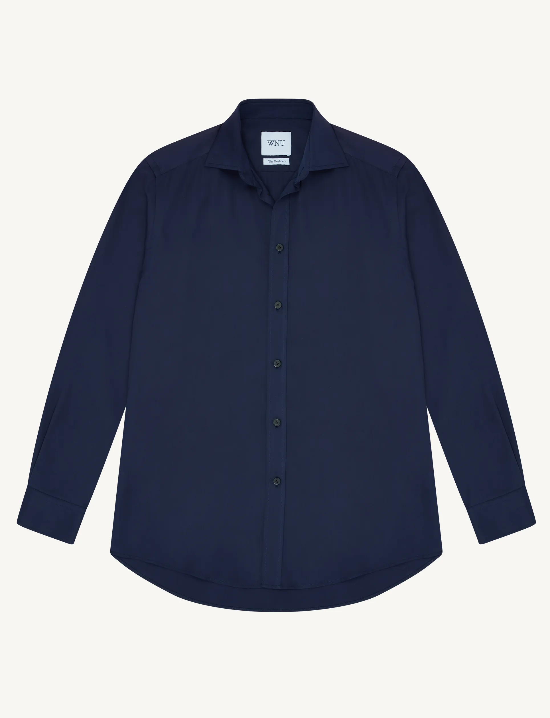 The Boyfriend: TENCEL™ Lyocell, Navy Blue sold by With Nothing Underneath product image thumbnail 3