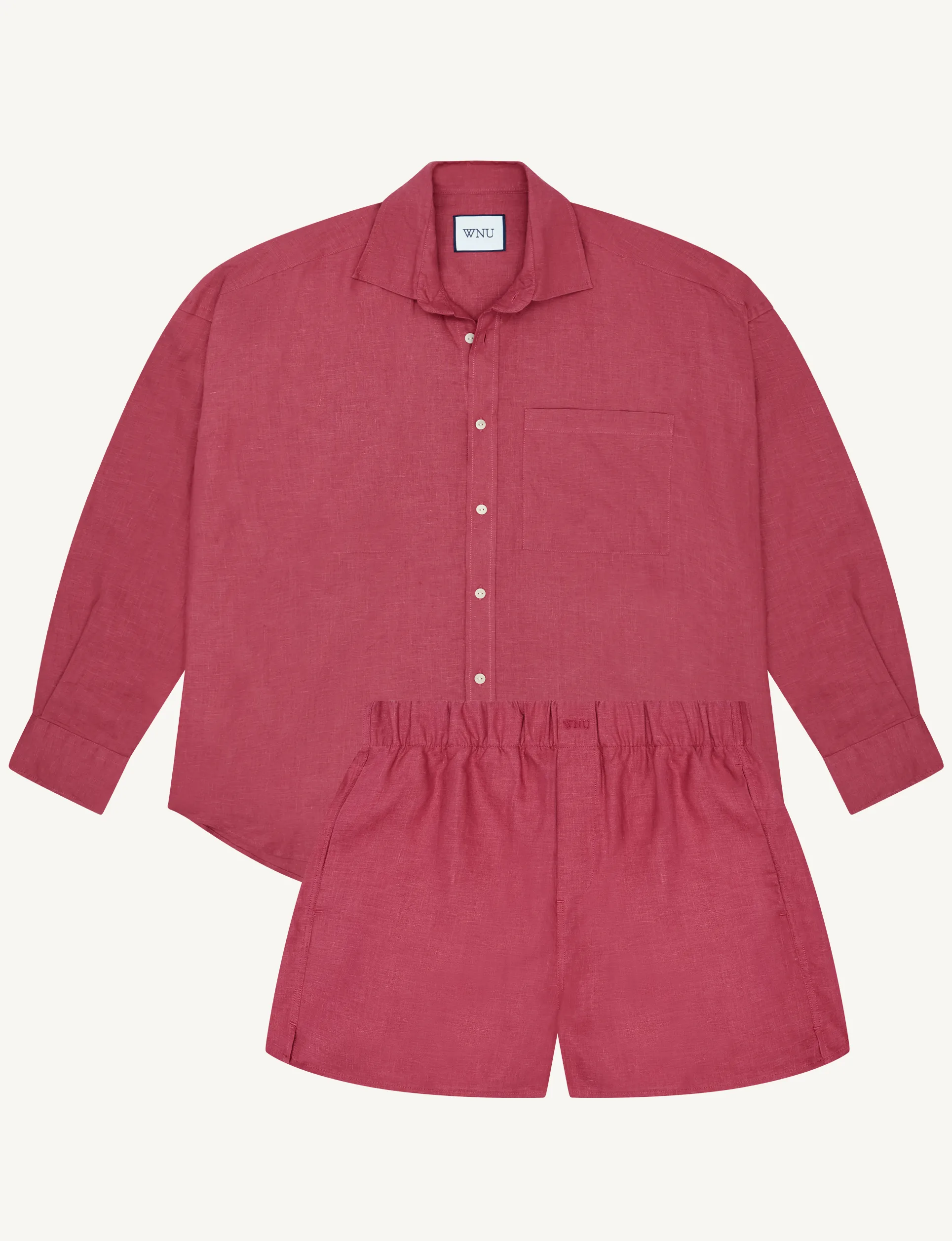 CO-ORD SET: HEMP, RASPBERRY sold by With Nothing Underneath product image thumbnail 2