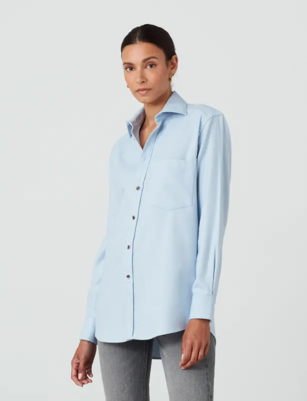 The Boyfriend: Brushed, Arctic Blue sold by With Nothing Underneath