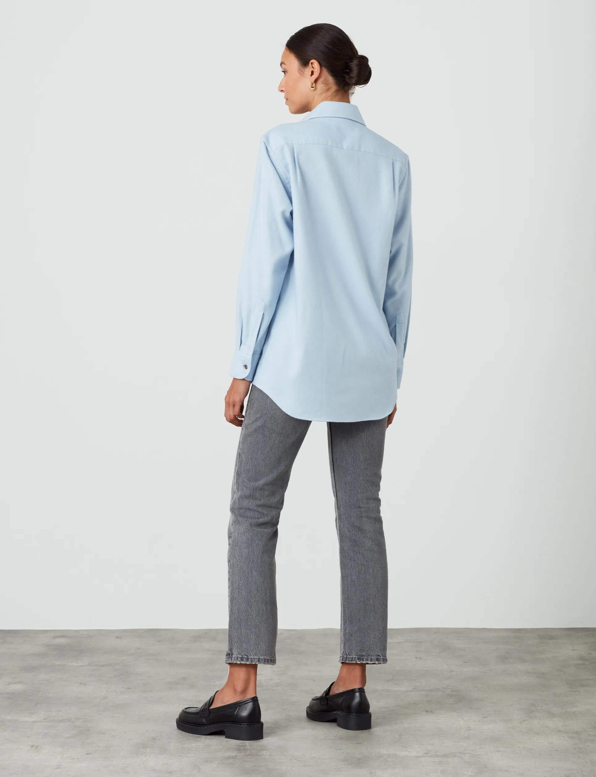 The Boyfriend: Brushed, Arctic Blue sold by With Nothing Underneath product image thumbnail 5