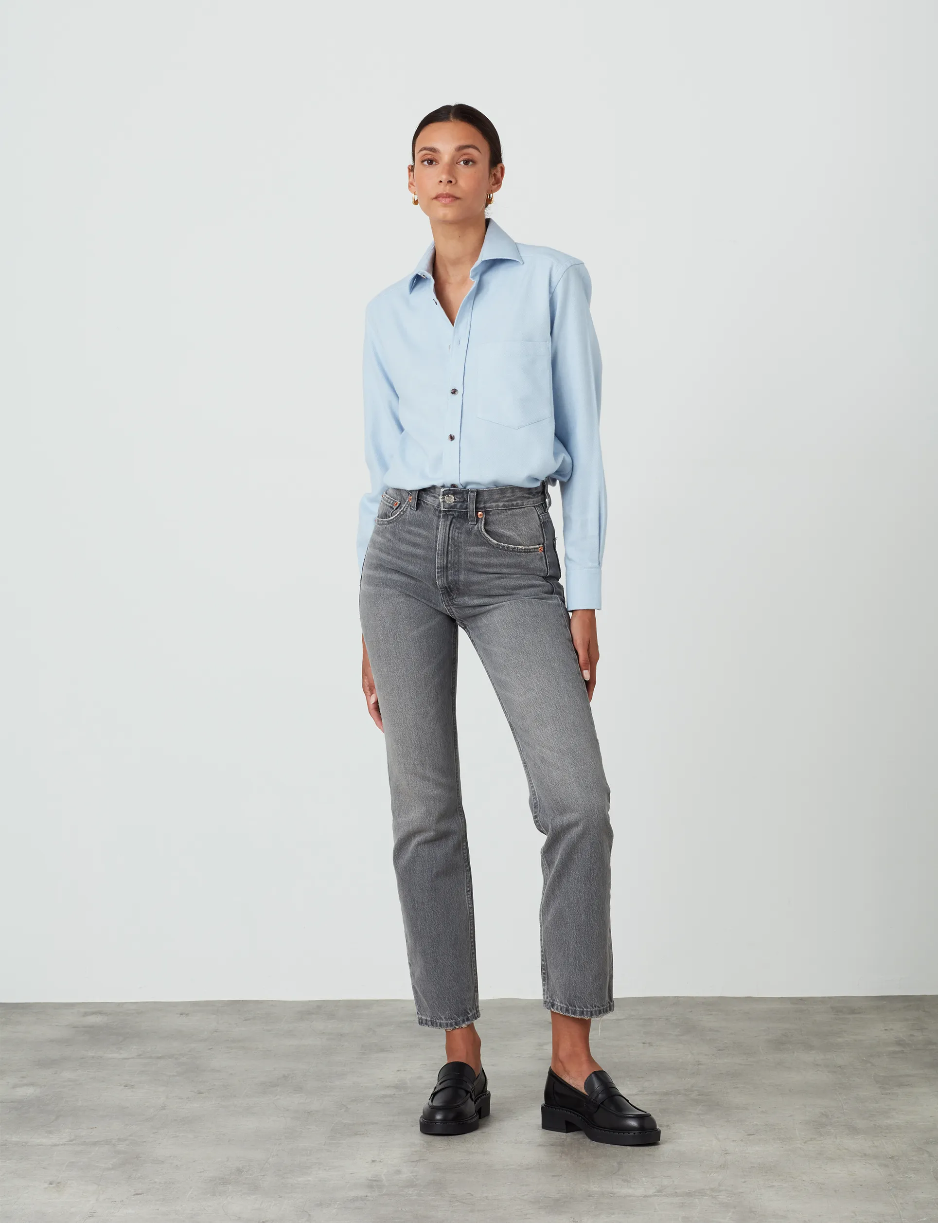 The Boyfriend: Brushed, Arctic Blue sold by With Nothing Underneath product image thumbnail 3