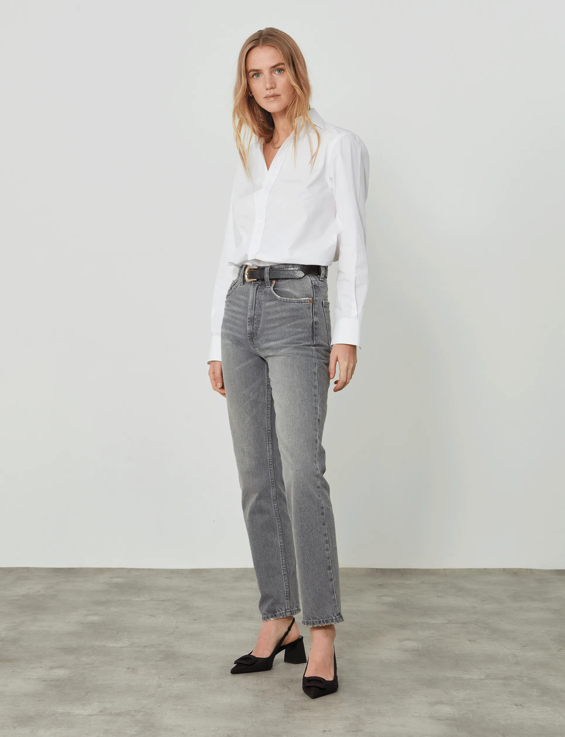 The Boyfriend: Fine Poplin, White sold by With Nothing Underneath product image thumbnail 5