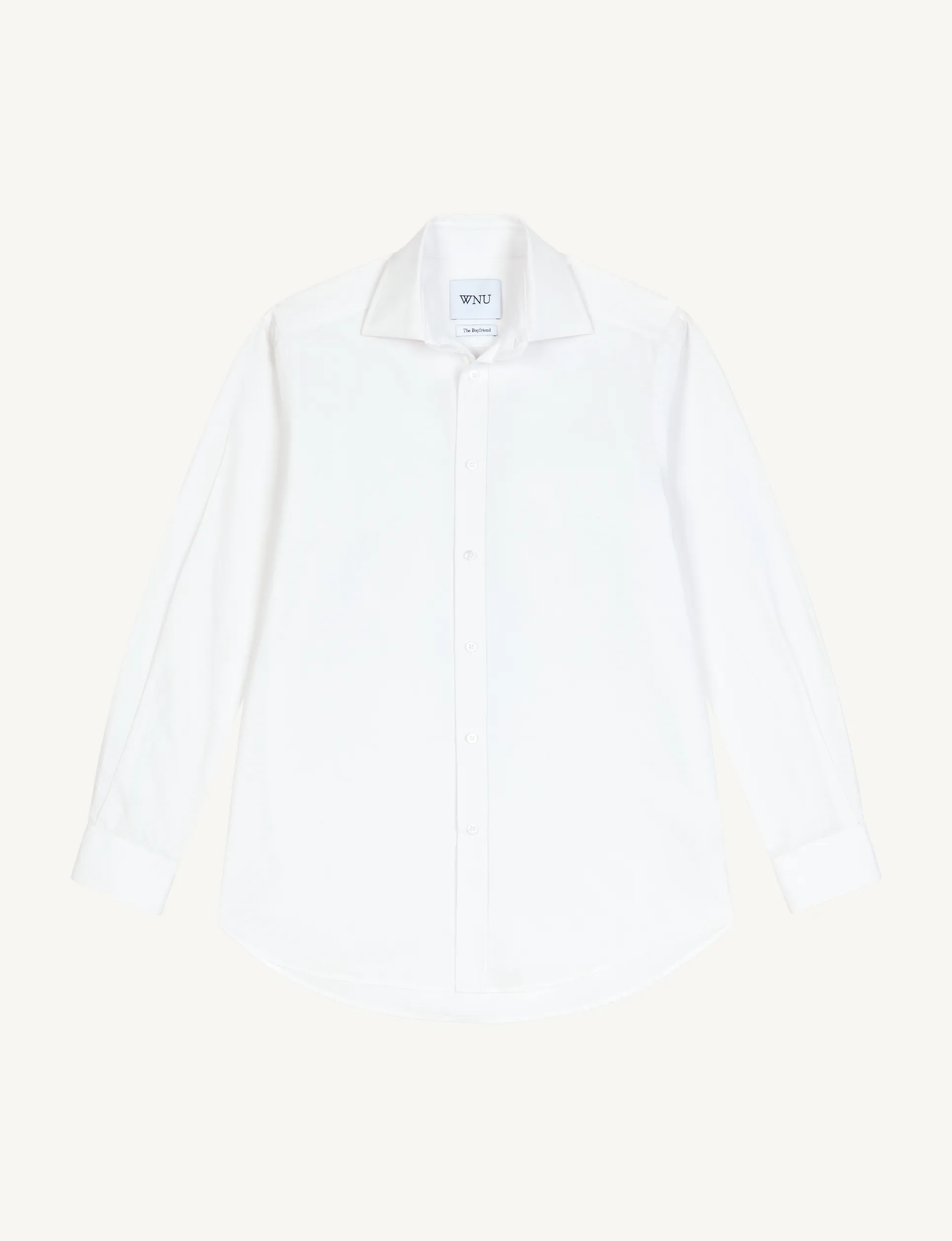 The Boyfriend: Fine Poplin, White sold by With Nothing Underneath product image thumbnail 4