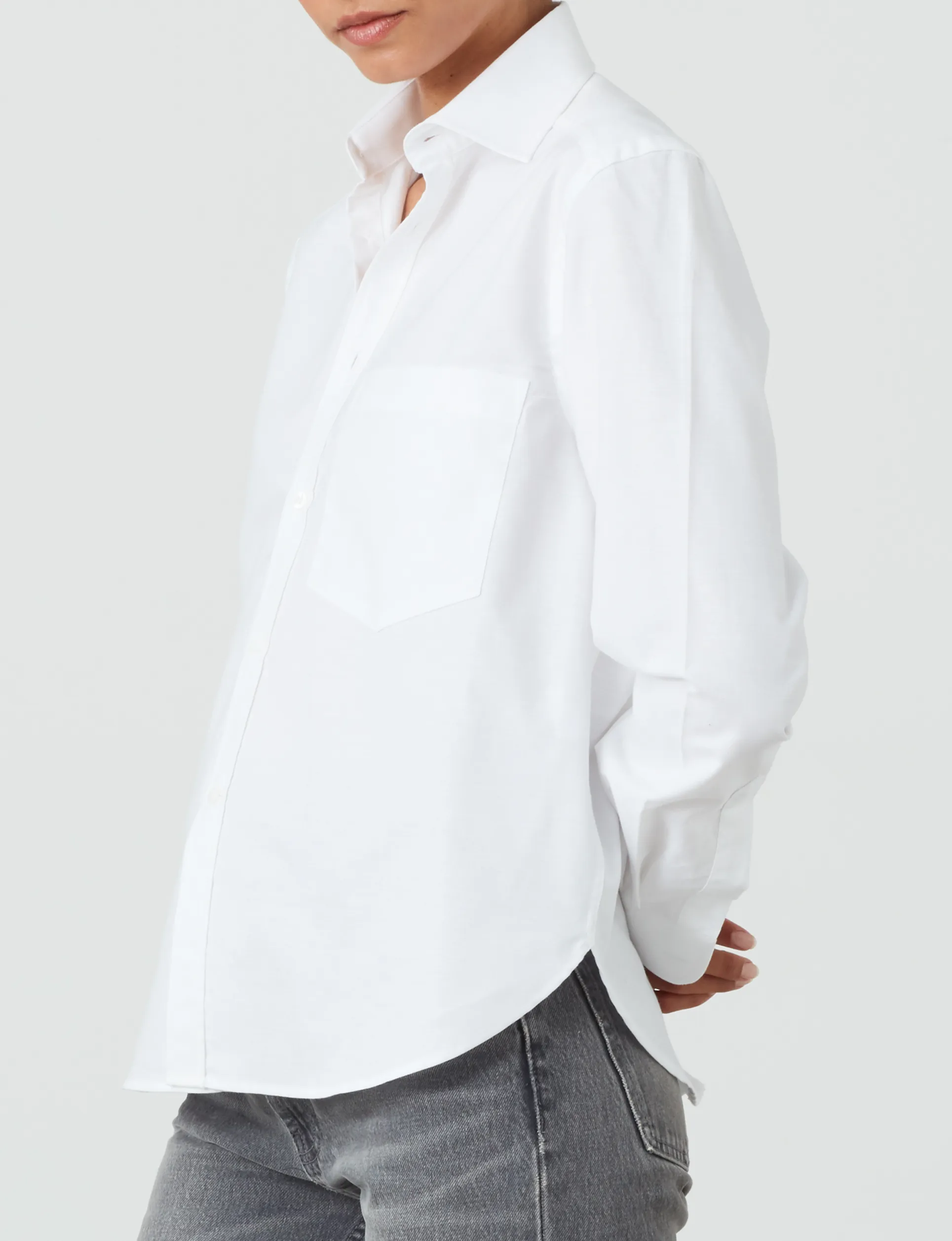 The Classic: Oxford, White sold by With Nothing Underneath product image thumbnail 4