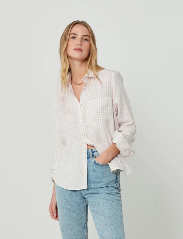 The Classic: Linen, Oat Gingham sold by With Nothing Underneath