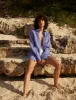 The Boyfriend: Linen, Lapis Blue sold by With Nothing Underneath