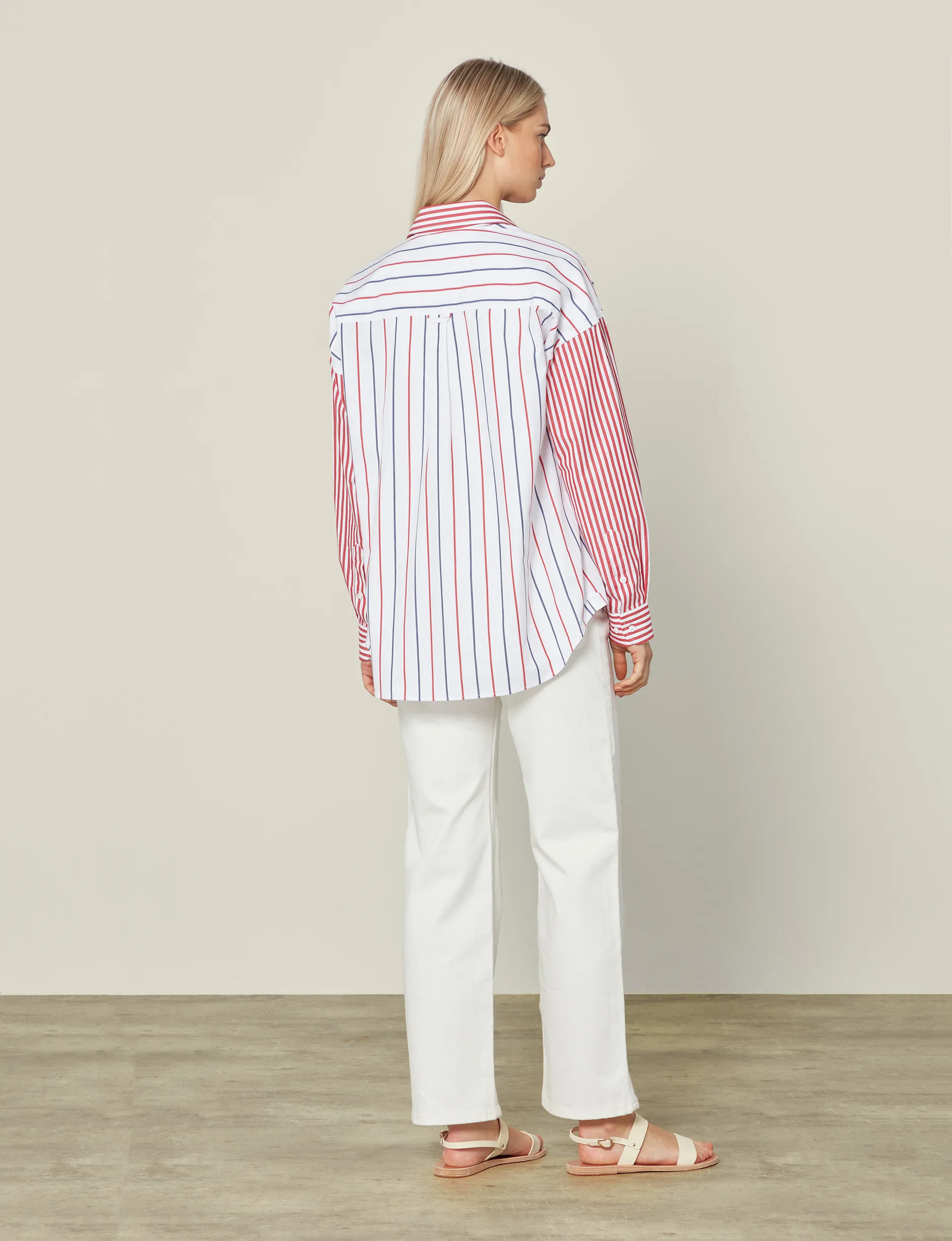 The Weekend: Fine Poplin, Red Patchwork sold by With Nothing Underneath product image thumbnail 3