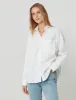 The Weekend: Fine Poplin, White sold by With Nothing Underneath