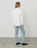 The Weekend: Fine Poplin, White sold by With Nothing Underneath