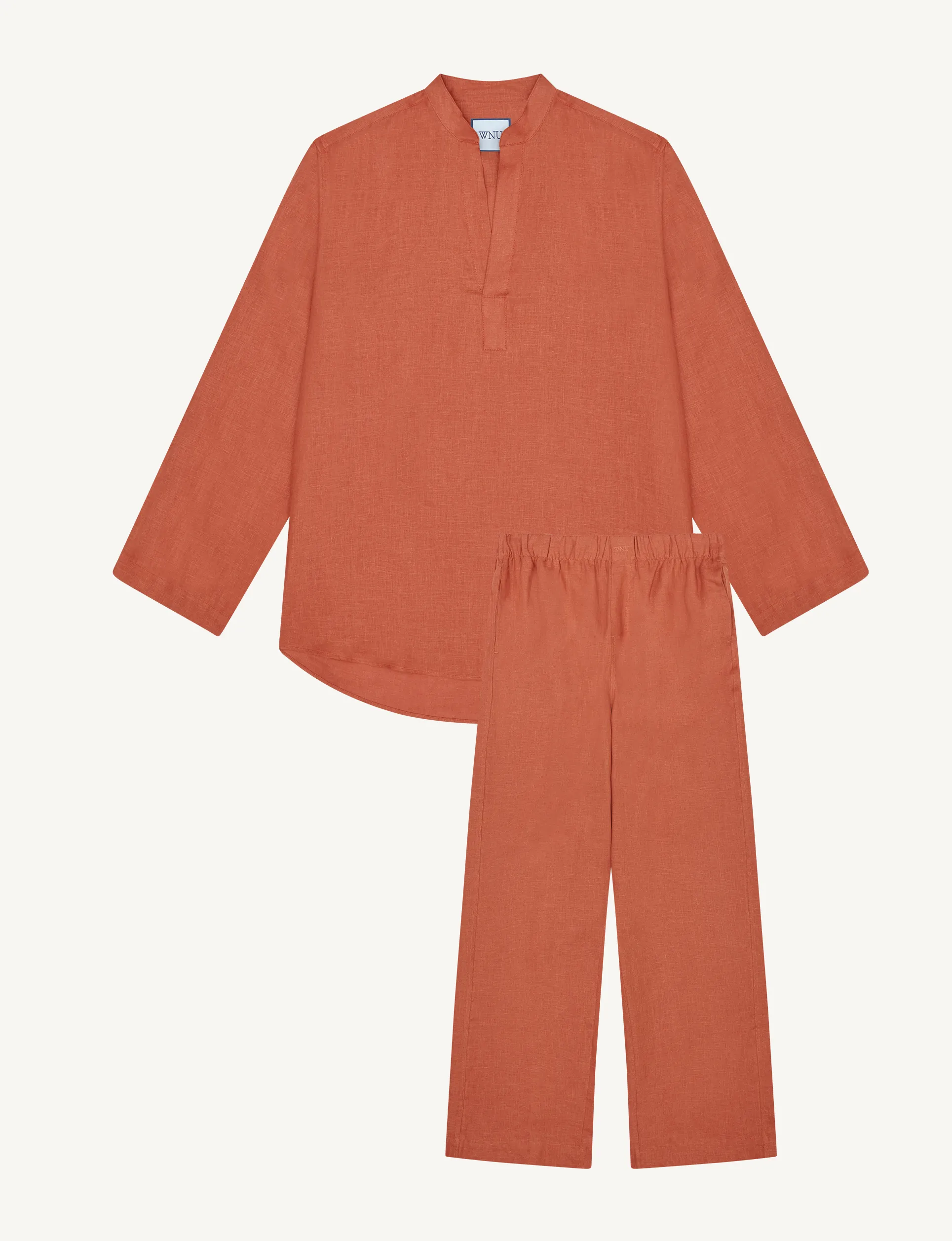 Harrods x WNU The Palazzo Set: Linen, Terracotta sold by With Nothing Underneath product image thumbnail 2