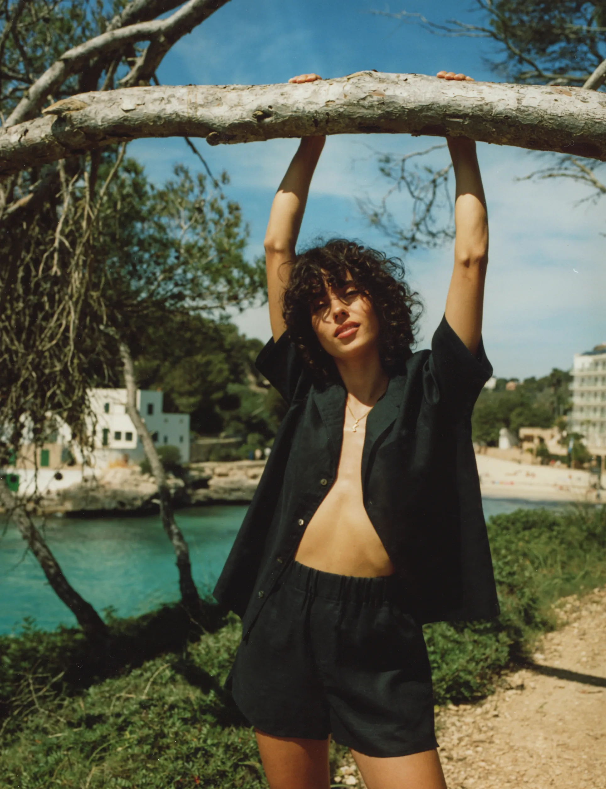 The Cabana: Linen, Black sold by With Nothing Underneath product image thumbnail 4