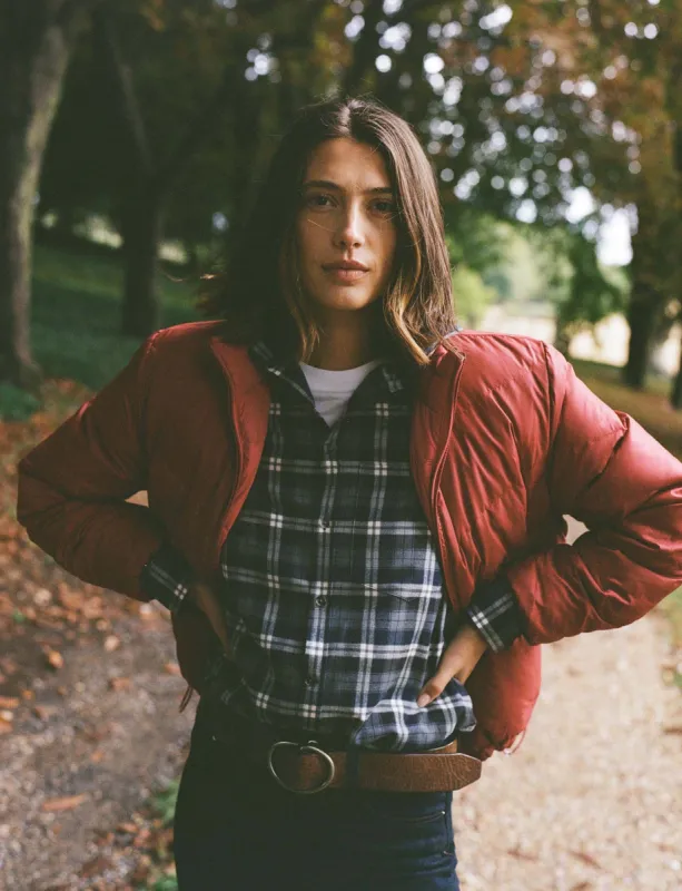 The Classic: Fine Brushed, Heritage Navy Plaid sold by With Nothing Underneath