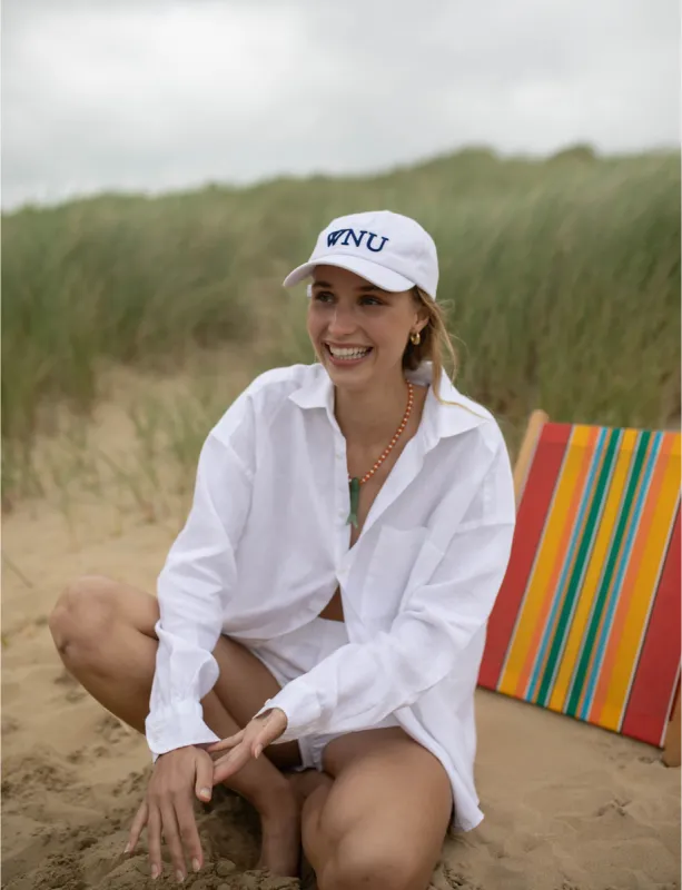 The Cap: Cotton, White sold by With Nothing Underneath