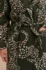 Men’s Quilted Robe Jag Print Green sold by Desmond & Dempsey