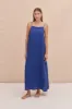 Square Nightie Lazuli Cobalt Blue Linen sold by Desmond & Dempsey