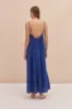 Square Nightie Lazuli Cobalt Blue Linen sold by Desmond & Dempsey