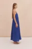 Square Nightie Lazuli Cobalt Blue Linen sold by Desmond & Dempsey
