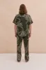 Men’s Cuban Long Pyjama Set The Jag Print Green sold by Desmond & Dempsey