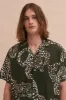 Men’s Cuban Long Pyjama Set The Jag Print Green sold by Desmond & Dempsey