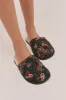 Women's Slipper Soleia Leopard Print sold by Desmond & Dempsey