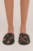 Women's Slipper Soleia Leopard Print sold by Desmond & Dempsey