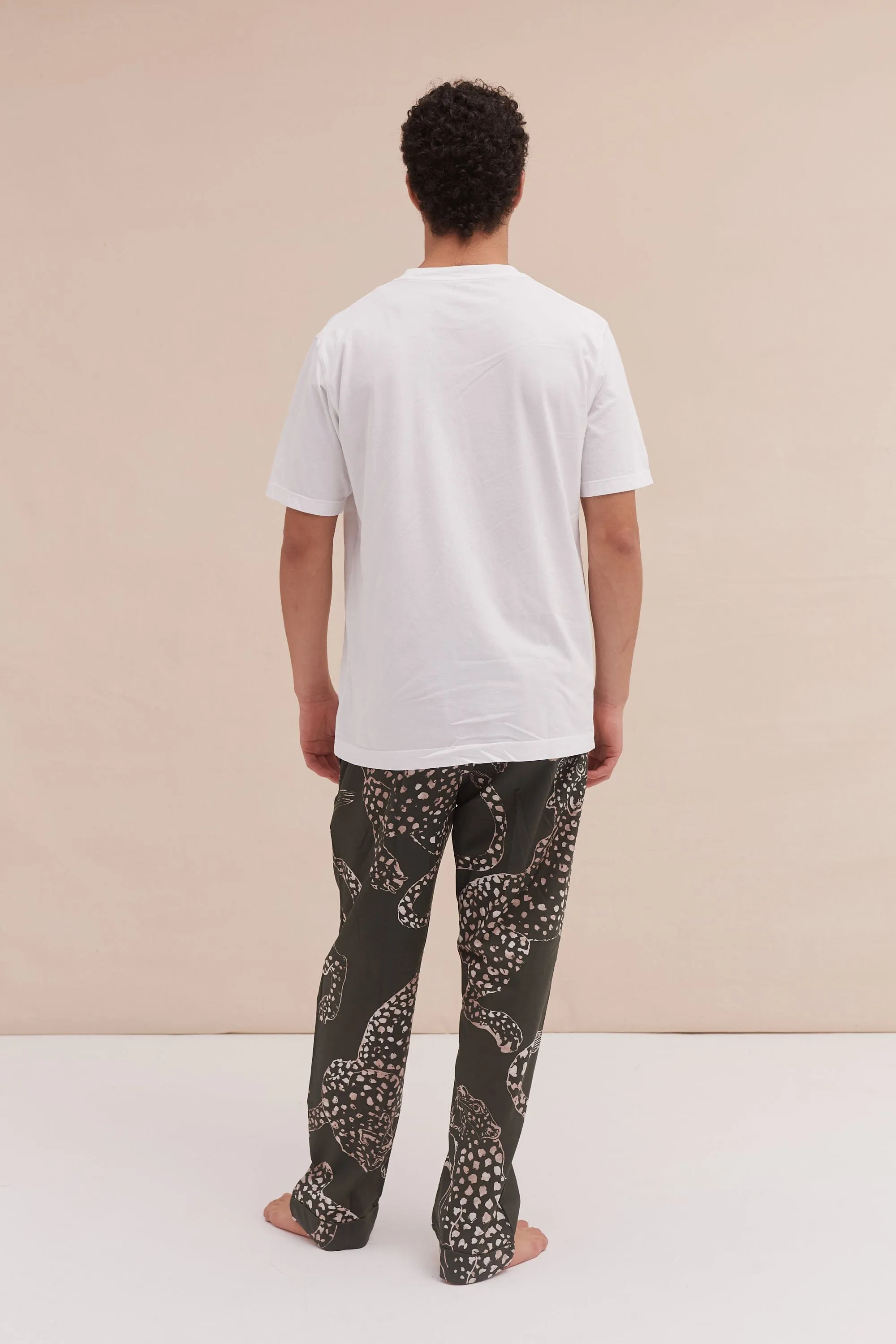 Men’s Pyjama Trousers The Jag Print Green sold by Desmond & Dempsey product image thumbnail 3