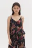 Cami Top Soleia Leopard Print Multi sold by Desmond & Dempsey