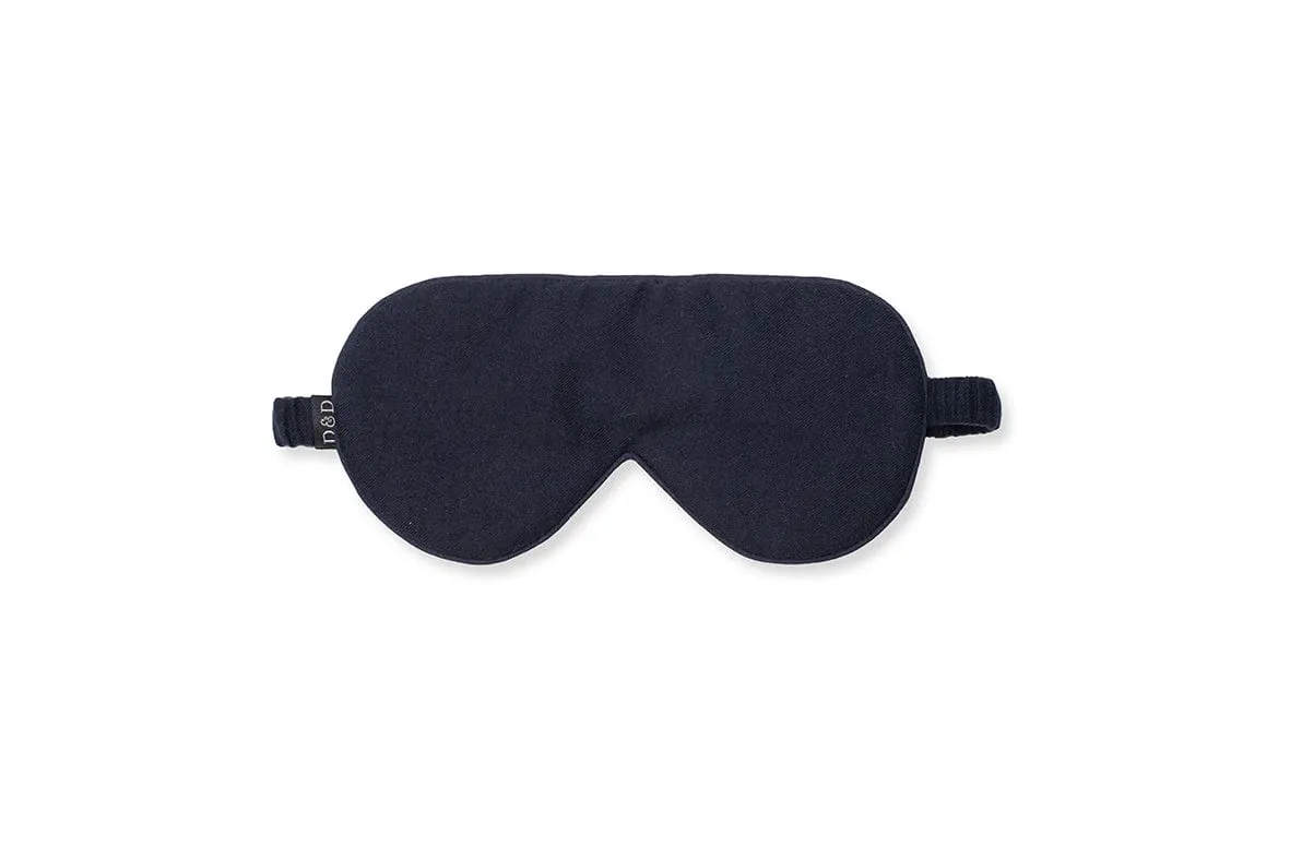 Men’s Eye Mask Brushed Cotton Navy sold by Desmond & Dempsey product image thumbnail 5