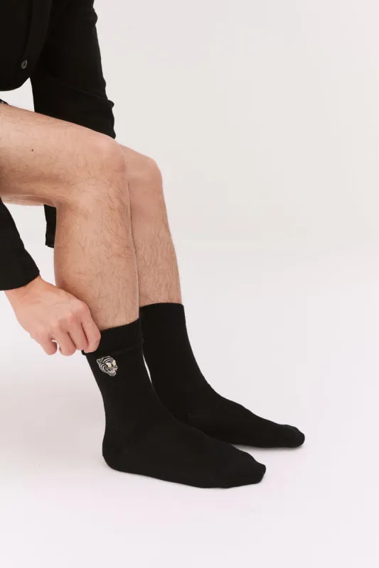 Men’s Socks Tiger Black/Cream sold by Desmond & Dempsey