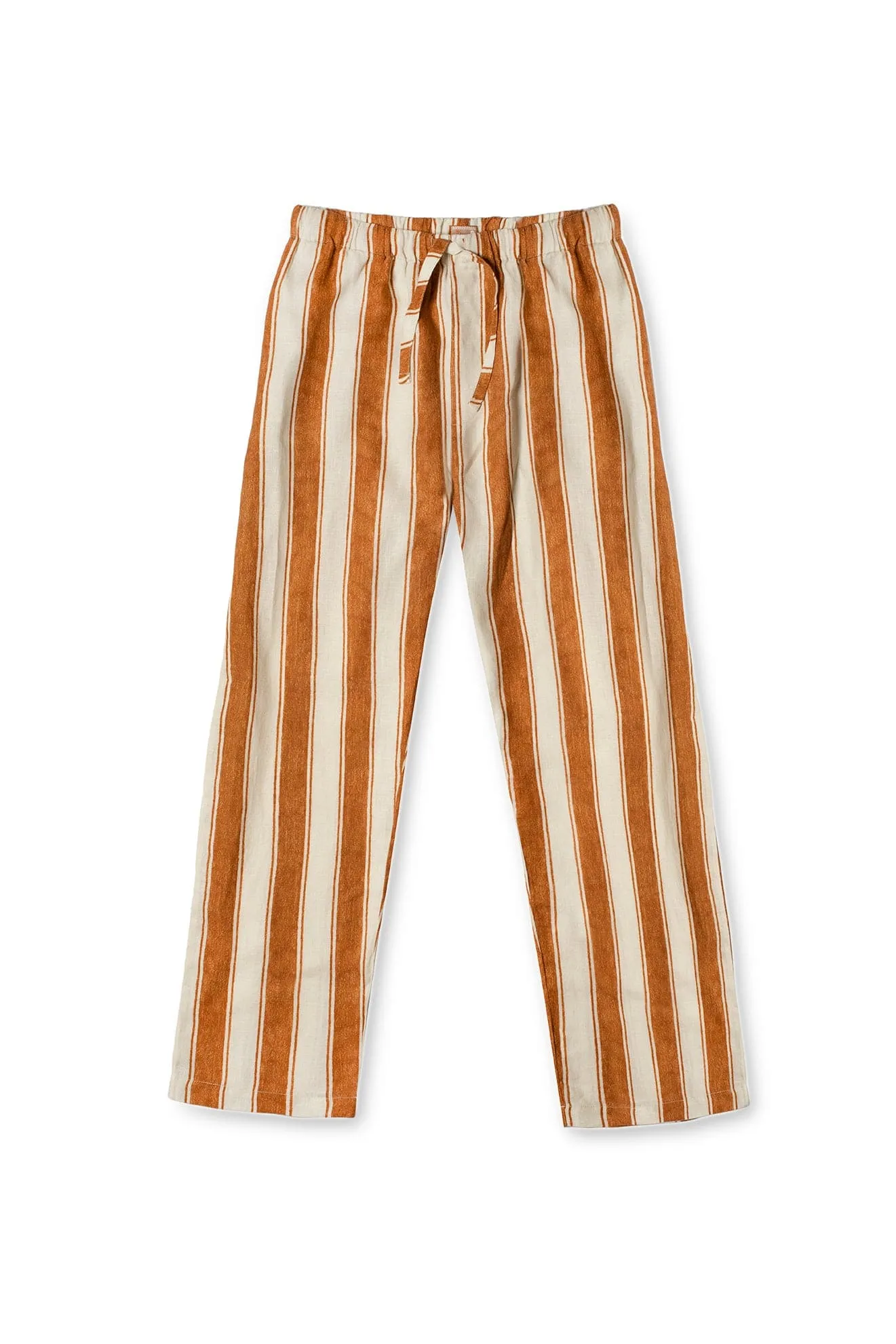 Pocket Pyjama Set Trousers Feluka Linen Bronze sold by Desmond & Dempsey product image thumbnail 4